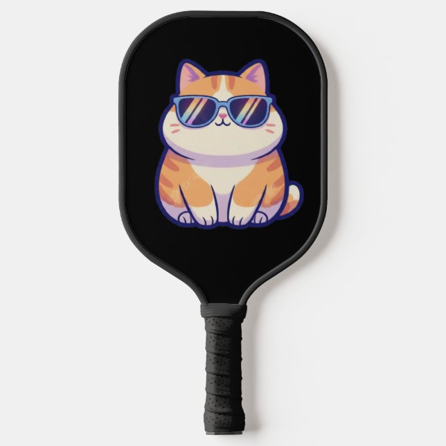 Cool Cat Pickleball Paddle – Playful Power with St (Front)