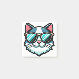 Cool Cat Post-it® Notes – Blocs-notes mémo félins 
