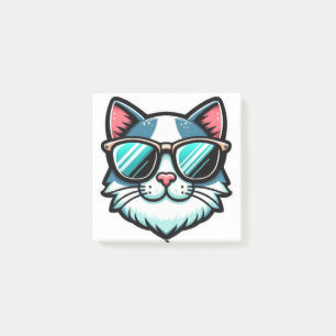 Cool Cat Post-it® Notes – Stylish Feline Memo Pads