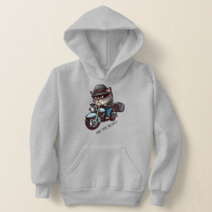 Cool Cat Riding Motorcycle Êtes-vous prêt