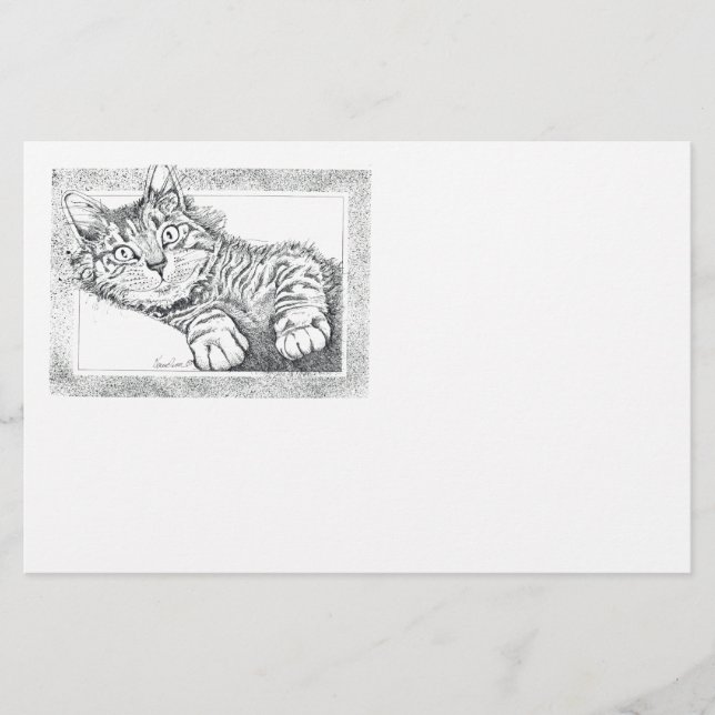 Cool Cat Stationery (Front)