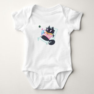 Cool Cat Summer -The Alaska Cat Cafe Baby Bodysuit