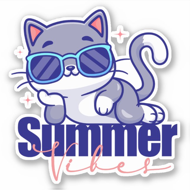 Cool Cat Summer Vibes (Front)