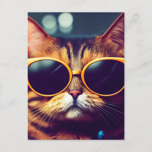 COOL CAT SUNGLASSES POSTCARDS