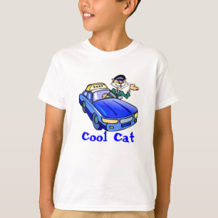 Cool Cat Taxi Driver T-Shirt