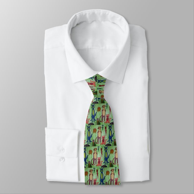 Cool Cat Tie (Tied)