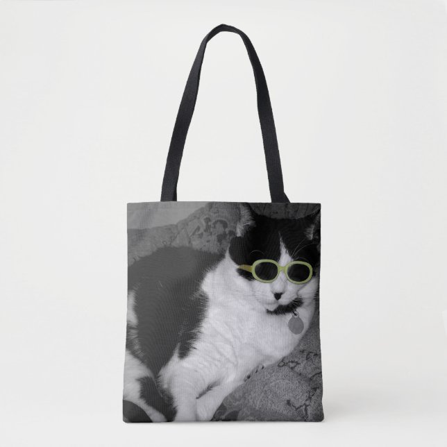 Cool Cat  Tote Bag (Front)