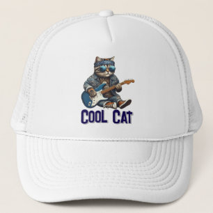 Cool Cat Trucker Hat