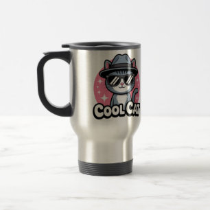 Cool Cat Vibes Travel Mug