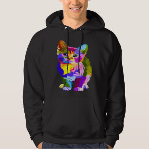 Cool Cat Women Men Kids Cute Cats Mom Cat Dad Hoodie