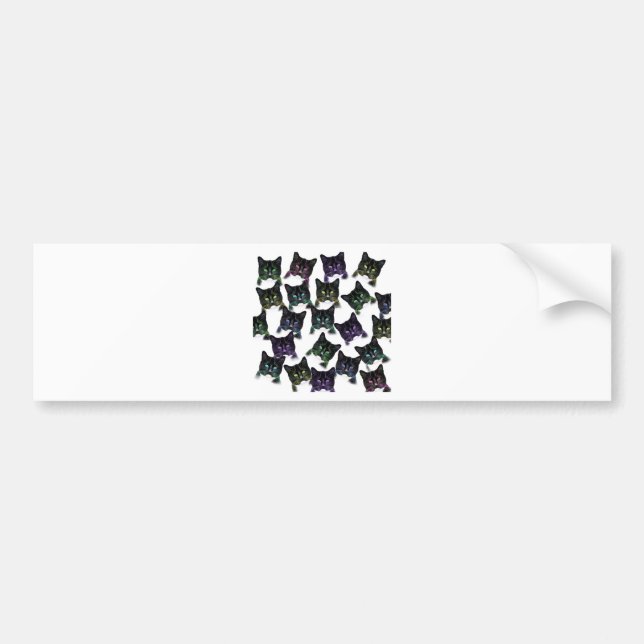 Cool Cats Bumper Sticker (Front)