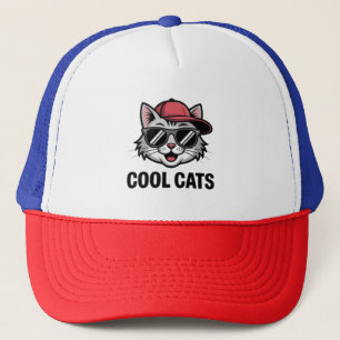 Cool Cats Club Trucker Hat