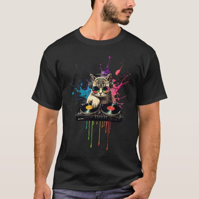 Cool cats DJ  1 T-Shirt (Front)