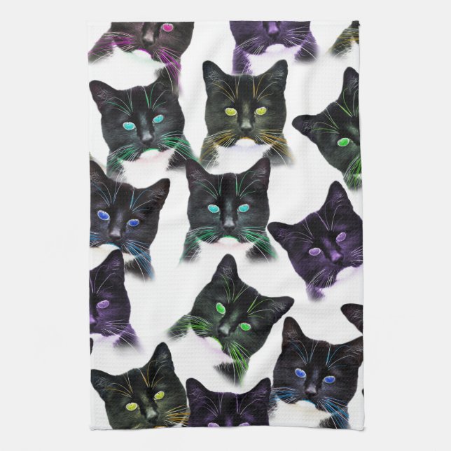 Cool Cats Kitchen Towel (Vertical)