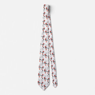 Cool Cats Merry Christmas Tie