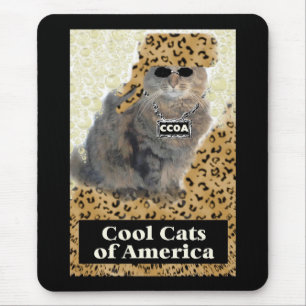 Cool Cats of America Mouse Pad