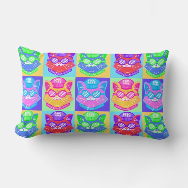 Cool Cats Pillow (Front)