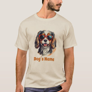 Cool Cavalier King Charles  Spaniel With Sunglasse T-Shirt