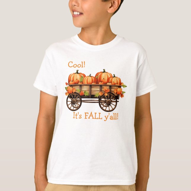 "Cool ! C'est l'automne !" T-shirt (Devant)