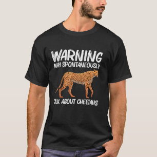 Cool Cheetah Design For Men Women Cat Animal Cheet T-Shirt