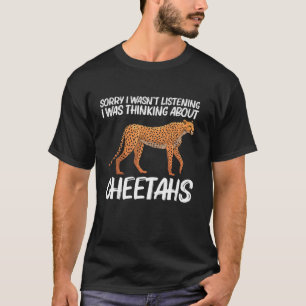 Cool Cheetah Design For Men Women Cat Animal Cheet T-Shirt