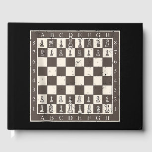 Cool Chess Board Halloween Costume  Funny Lazy Guest Book
