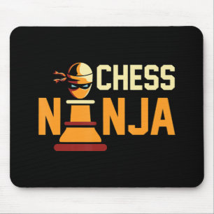 Cool Chess Ninja Chess Lovers Gift Mouse Pad