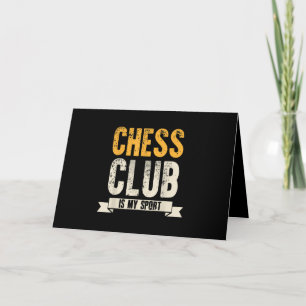Cool Chess Player Lover Birthday Gift Chess Club Card