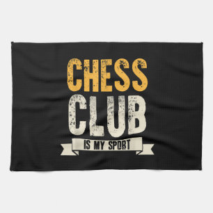 Cool Chess Player Lover Birthday Gift Chess Club Kitchen Towel