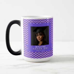 Cool Chevron Print Gift For Her Graduation Magic Mug