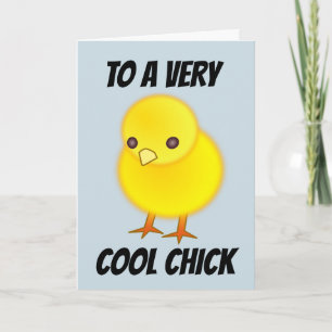 COOL CHICK ANNIVERSAIRE POUR SA CARTE