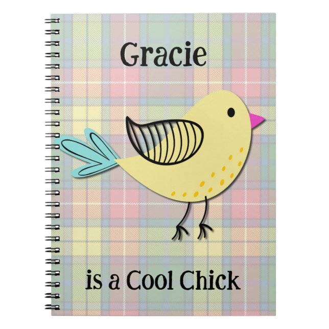 Cool Chick Retro Fun Journal Carnet (Devant)