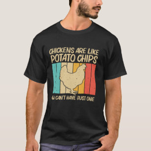 Cool Chicken Art For Men Women Chicken Lovers Roos T-Shirt