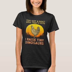 Cool Chicken Art For Men Women Kids Poultry Chicke T-Shirt