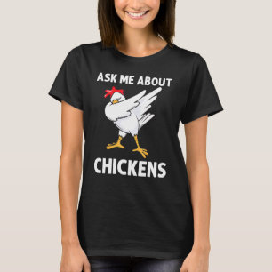 Cool Chicken For Men Women Dabbing Domestic Fowl P T-Shirt
