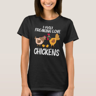Cool Chicken For Men Women Rooster Hen Chicks Poul T-Shirt