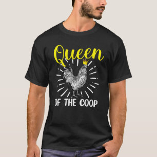Cool Chicken For Women Girls Chicken Lady Rooster T-Shirt