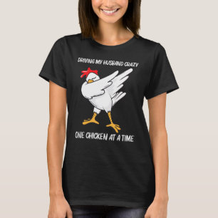 Cool Chicken For Women Mom Dabbing Domestic Fowl P T-Shirt
