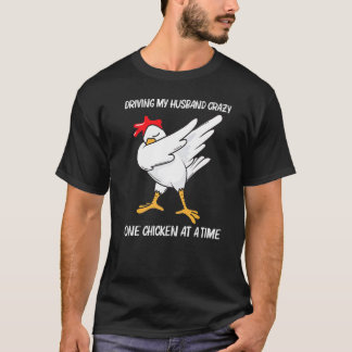Cool Chicken For Women Mom Dabbing Domestic Fowl P T-Shirt