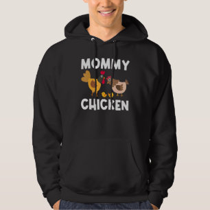 Cool Chicken For Women Mom Rooster Hen Chicks Poul Hoodie