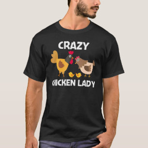 Cool Chicken For Women Mom Rooster Hen Chicks Poul T-Shirt