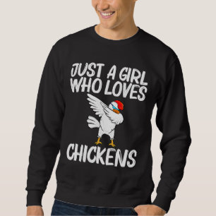 Cool Chicken Girls Mom Rooster Animal Sweatshirt