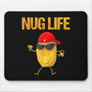 Cool Chicken Nugget Art For Boys Kids Chicken Nugg Mouse Pad