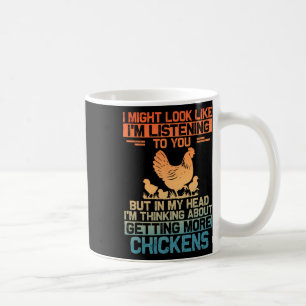 Cool Chicken Themed Farm Lover Farmer Funny Men Wo Coffee Mug
