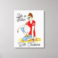 Cool Chicks | Chicken Art Poster