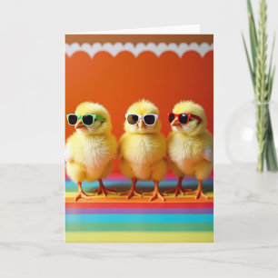 Cool Chicks Rainbow Platform Card