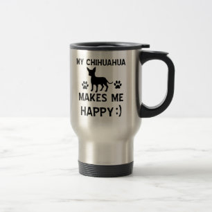 Cool Chihuahua dog breed designs Travel Mug