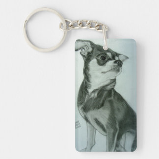 Cool Chihuahua Keychain artwork by Carol Zeock