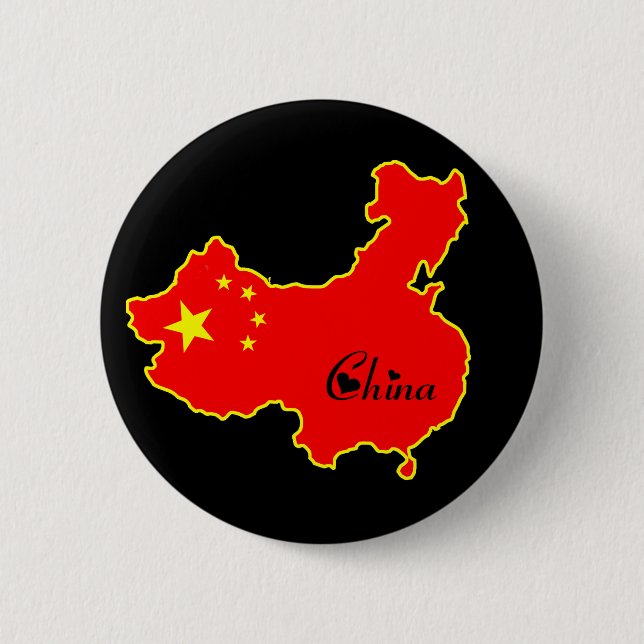 Cool China 2 Inch Round Button (Front)