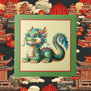 Cool Chinese dragon lovers  Tile